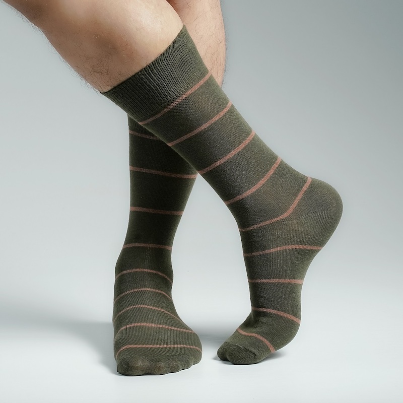 Picture of Premium Long Socks For Men  (Olive)