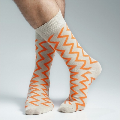 Picture of Premium Long Socks For Men  (Beige)