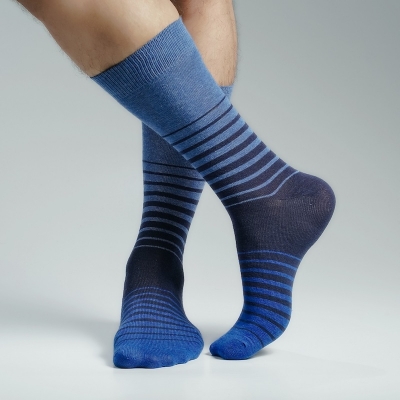 Picture of Premium Long Socks For Men  (Blue)