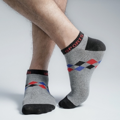 Picture of Premium Ankle Socks For Men  (Ash)