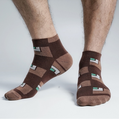 Picture of Premium Ankle Socks For Men  (Chocolate)