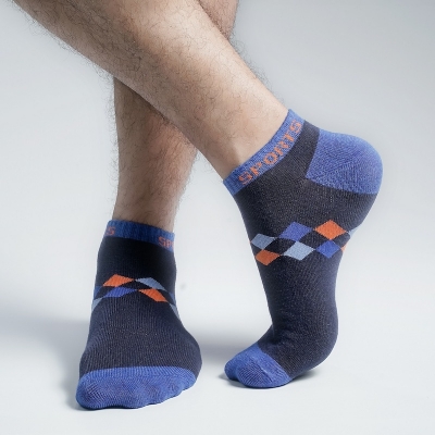 Picture of Premium Ankle Socks For Men  (Navy Blue)