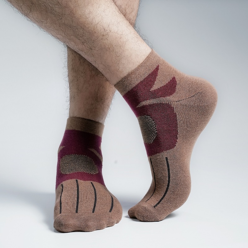 Picture of Premium Ankle Socks For Men  (Brown)