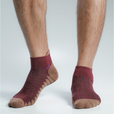 Picture of Premium Ankle Socks For Men  (Maroon)