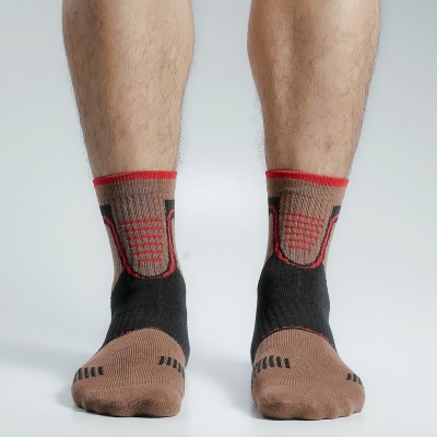 Picture of Premium Ankle Socks For Men  (Brown)
