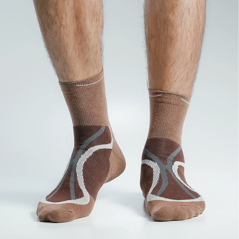 Picture of Premium Ankle Socks For Men  (Brown)