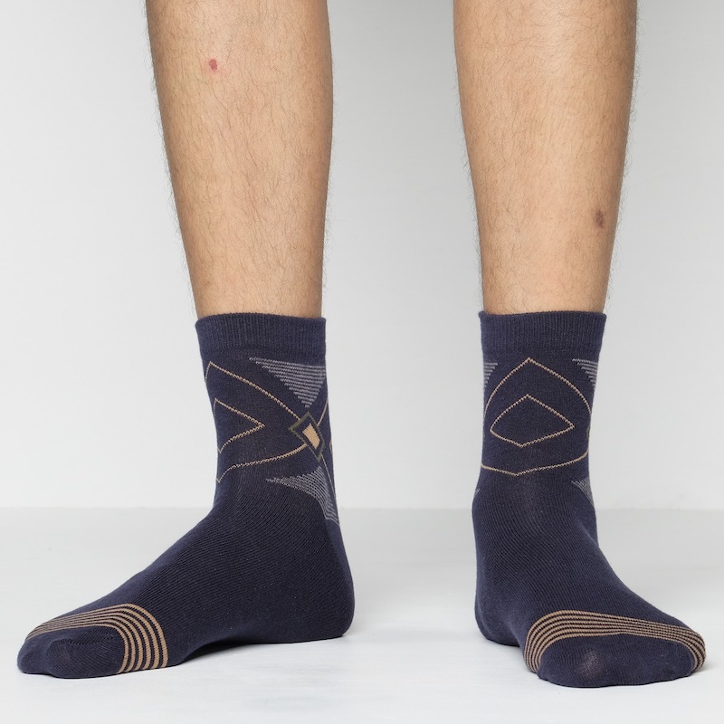 Picture of Look Ankle Socks For Men  (Navy Blue)
