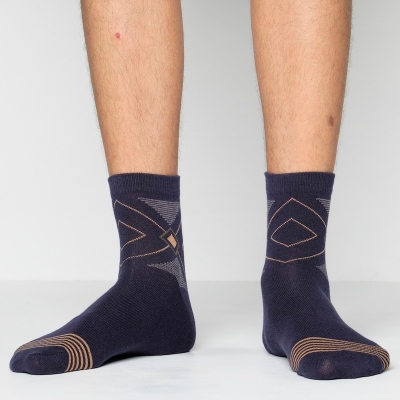 Picture of Look Ankle Socks For Men  (Navy Blue)