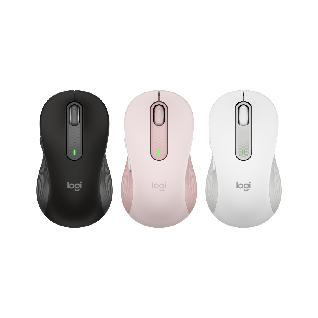 Picture of Logitech Signature M650 Wireless Mouse - For Small to Medium Sized Hands, 2-Year Battery, Silent Clicks, Customisable Side Buttons, Bluetooth, Multi-Device Compatibility