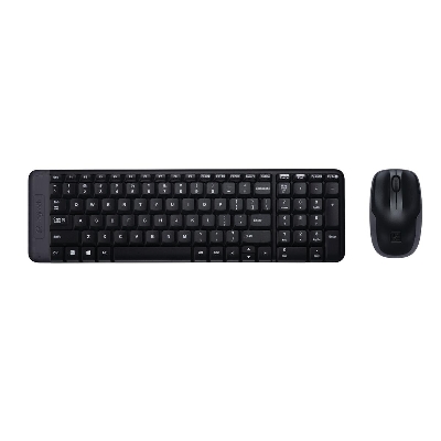 Picture of Logitech MK215 Wireless Keyboard and Mouse Combo for Windows, 2.4 GHz Wireless, Compact Design, 2-Year Battery Life(Keyboard),5 Month Battery Life(Mouse) PC/Laptop- Black