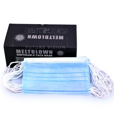 Picture of Surgical Face Mask 50 PCS 1Box -Blue