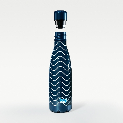 Picture of ICY Water Bottle 450 ML Stainless Steel| Keep Cold and Hot for 12 Hours| BPA Free| Leak Proof| Double-Walled Insulated Inner Steel and Sturdy Outer ML |Love Hydration