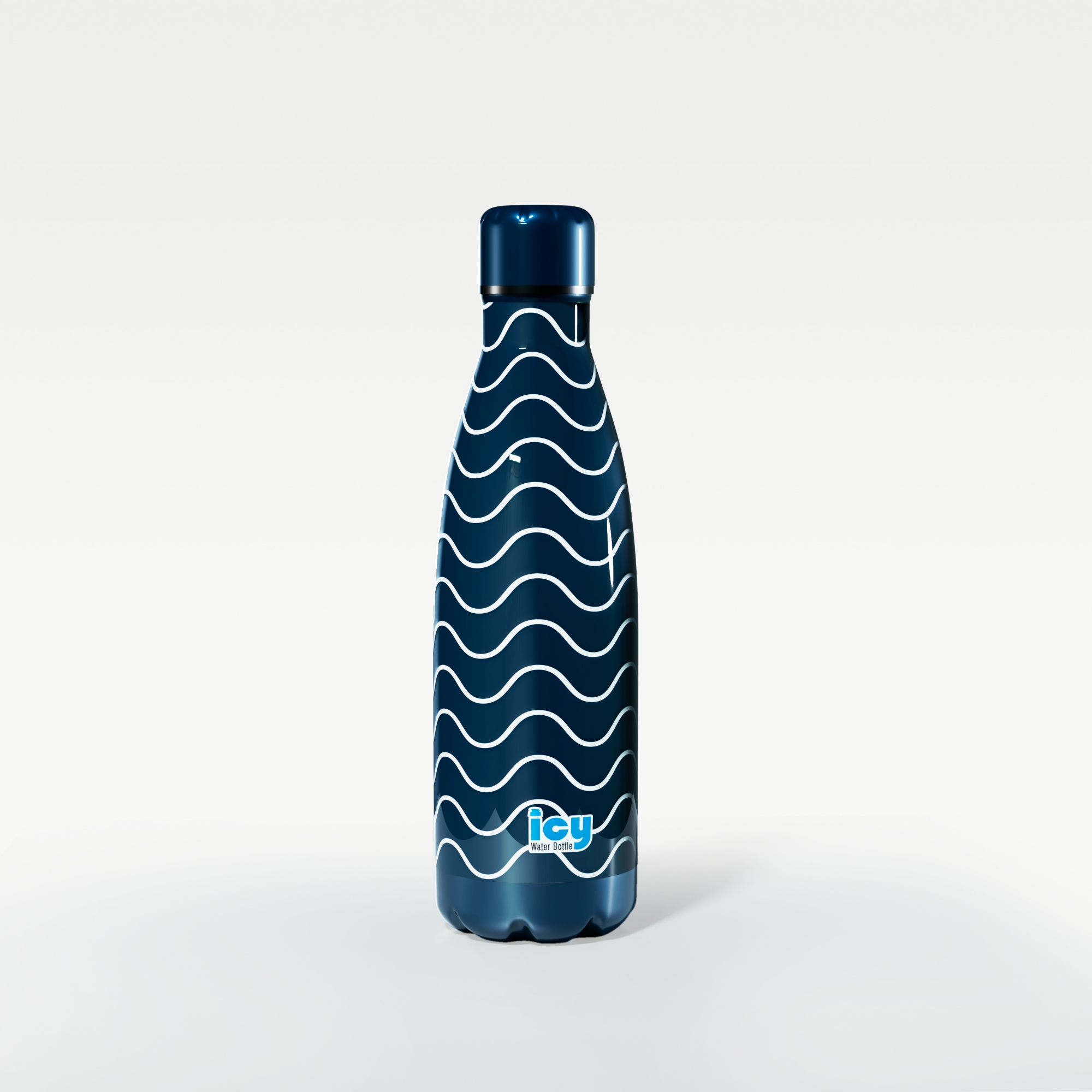 Picture of ICY Water Bottle 450 ML Stainless Steel| Keep Cold and Hot for 12 Hours| BPA Free| Leak Proof| Double-Walled Insulated Inner Steel and Sturdy Outer ML |Love Hydration