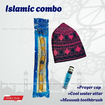 Picture of Ramadan Islamic Combo Set Tupi Attar Meswak Cool water
