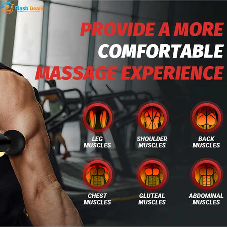 Picture of Organization Stimulator Mini Portable Handle Massage Gun Muscle Body Massage Gun Pain Relief massage gun machin body massage gun mini body massage gun electric massager vibreto rmassager vibretor gun massager for men (Multicolor)