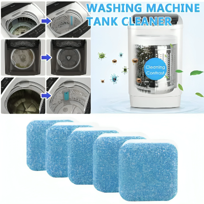 Picture of 12pcs Washing Machine Cleaner Washer Cleaning Detergent Effervescent Tablet Cleaner (Green)