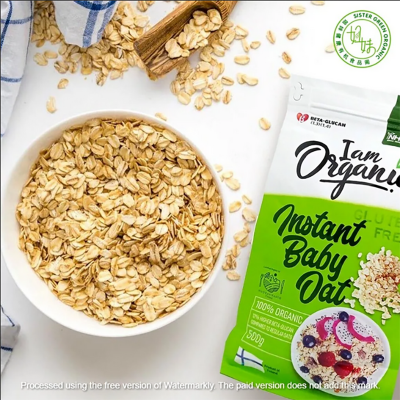 Picture of I Am Organic Instant Baby Oats 500g Gluten Free (Finland)