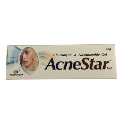 Picture of AcneStar Clindamycin and Nicotinamide Gel - 22gm