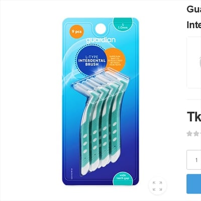 Picture of Guardian L-Type 9pcs 1mm Interdental Brush