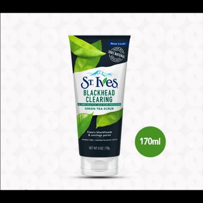 Picture of ST. Ives Blackhead Clearing Green Tea Scrub-170g