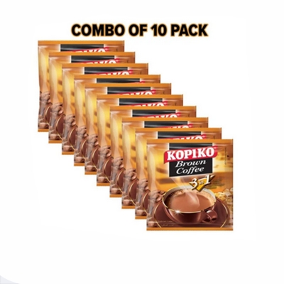 Picture of KOPIKO 3 in 1 Brown Coffee 20gm - Combo of 10 Pack
