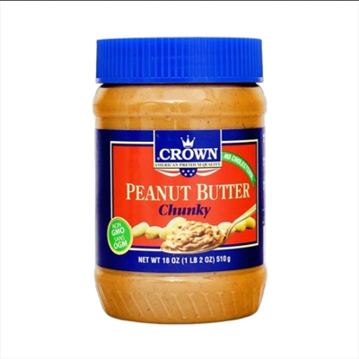 Picture of Crown Peanut Butter Chunky With No Cholesterol- 510gm