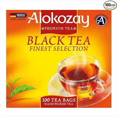 Picture of Alokozay Black Tea Finest Selection 100 Tea Bags, 200g