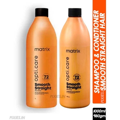 Picture of Matri,x Opti.Care Professional Shampoo & Conditioner for Frizzy Hair with Shea Butter Upto 4 Days Frizz Control (1000m + 980gm)