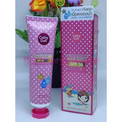 Picture of Cathy Doll SPF 50 Whitening Sunscreen L-glutathione Magic Cream ...60ml