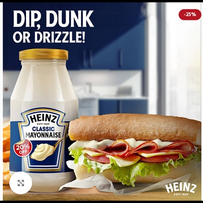Picture of Heinz Creamy Classic Mayonnaise 940g-oman