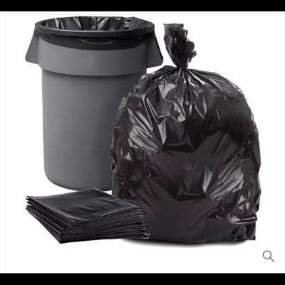 Picture of Black Trash Bag - 20*30 Inch - 20 pcs