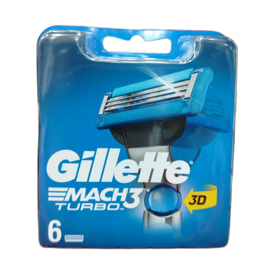 Picture of Gillette Mach 3 Turbo Shaving (Cartridg,es) – 6s Pack