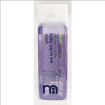 Picture of Mothercare All We Know Baby Top To Toe Wash 300ml