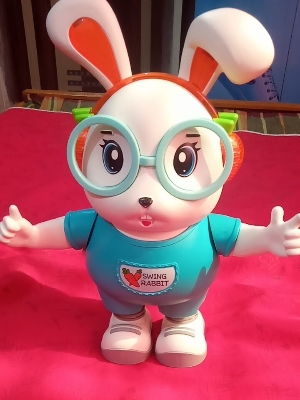 Picture of Hot Selling Baby Toys Jumping And Dancing Electric Bunny Robot (Multicolor)