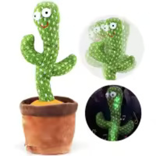 Picture of Dancing Talking Cactus Toy | New update musical and talking dancing live cactus for baby (one color)