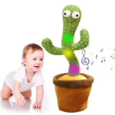 Picture of Dancing Talking Cactus Toy | New update musical and talking dancing live cactus for baby (one color)