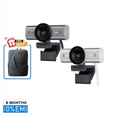 Picture of Logitech MX Brio Ultra HD 4K Streaming Webcam, 1080p at 60 FPS, USB-C, Webcam Cover, Works with Microsoft Teams, Zoom, Google Meet