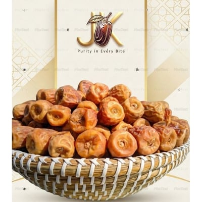 Picture of Premium Sukkari Muffatol Dates (1 Kg Ziplock Pack) 