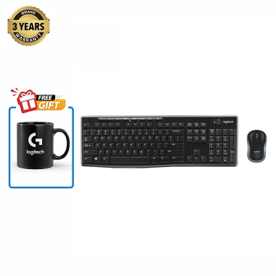 Picture of Logitech MK270R Wireless Keyboard & Mouse Combo Black