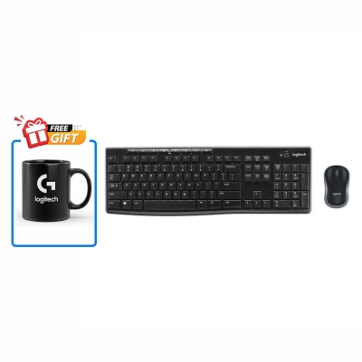 Picture of Logitech MK270R Keyboard & Mouse Combo Wireless Black (IND Layout Keyboard)