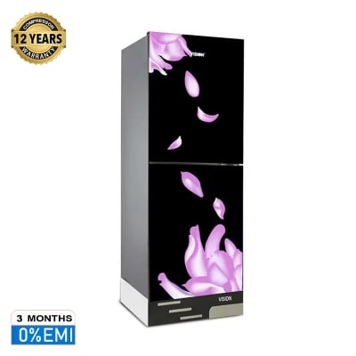 Picture of VISION Glass Door Refrigerator RE-216 Liter Mirror 3DBottom Mount 