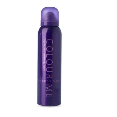 Picture of International UAE product Body Spray Colour Me Purple Used for female - 150 ml