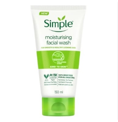 Picture of International UK product Simple moisyurising facial wash used for male/ female - 150 ml e