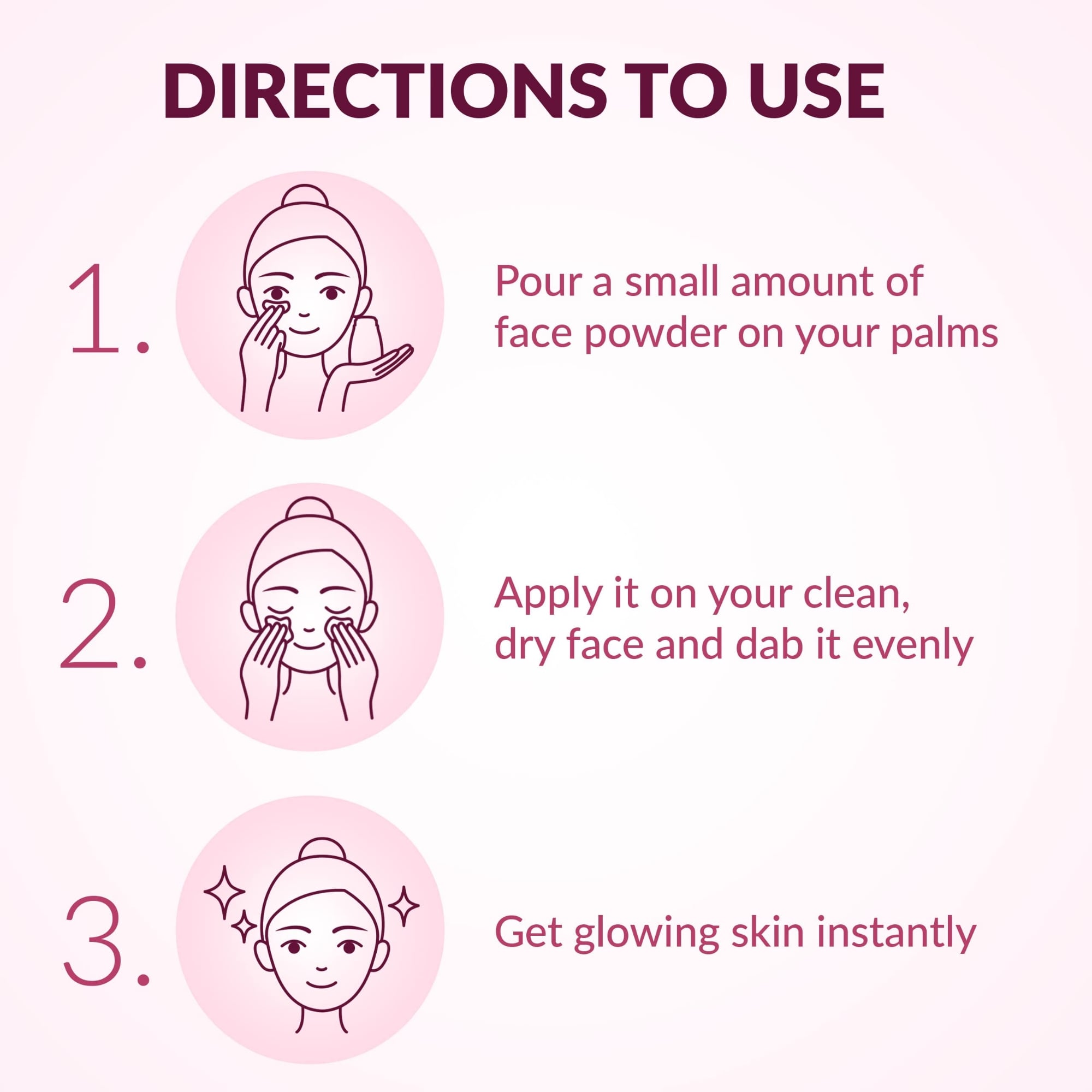 Picture of Indian product skin care face powder used for female - 75 gm