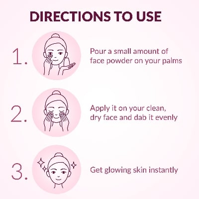 Picture of Indian product skin care face powder used for female - 75 gm