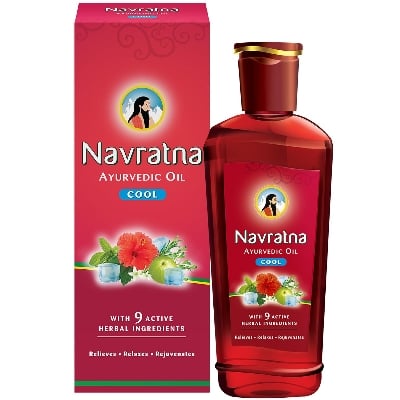 Picture of Indian Product Navratna Ayurvedic Oil Cool Used For male/female 270 Ml