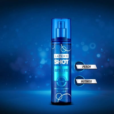 Picture of International Indian product Layer'r Shot Absolute Series Game Fragrant Body spray 135 Ml