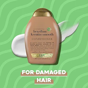 Picture of International Greece product Ogx Brazilian keratin smooth shampoo 385 ML