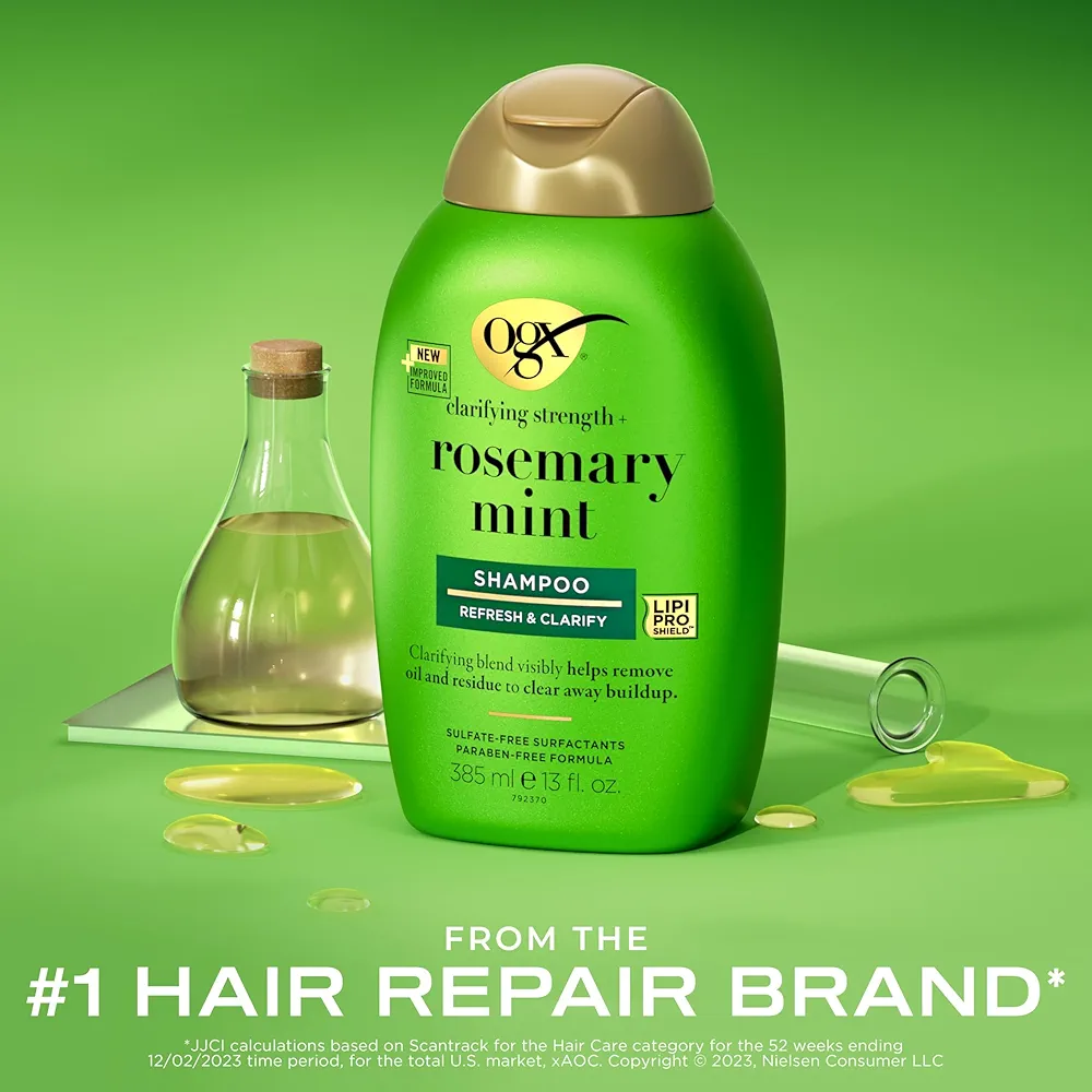 Picture of International USA Product OGX Tea Tree Mint Shampoo used For male /female 385 Ml