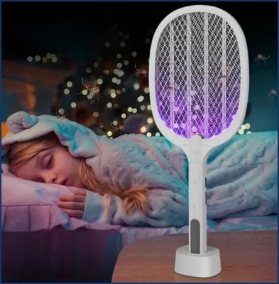 Picture of Weidasi WD-979 Electric Fly Mosquitoes Bat Insect Racket With LED Light